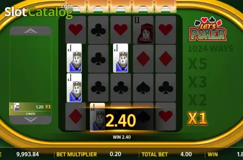 Скрин3. Let's Poker слот