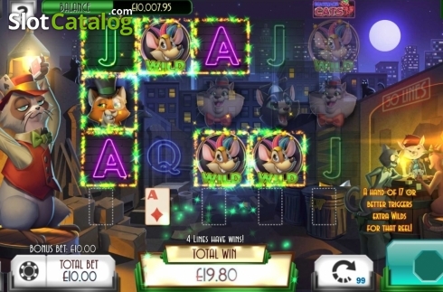 Скрин5. Blackjack Cats слот