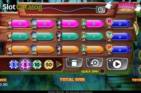 Скрин3. Wheel of Monsters слот