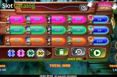 Скрин4. Wheel of Monsters слот