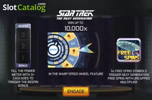 Скрин2. Star Trek The Next Generation (Atlantic Digital) слот