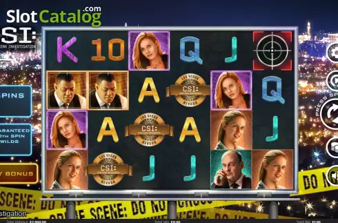 Скрин2. CSI: Crime Scene Investigation (Atlantic Digital) слот