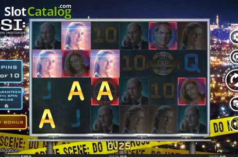 Скрин3. CSI: Crime Scene Investigation (Atlantic Digital) слот