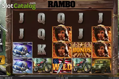 Скрин2. Rambo (Atlantic Digital) слот