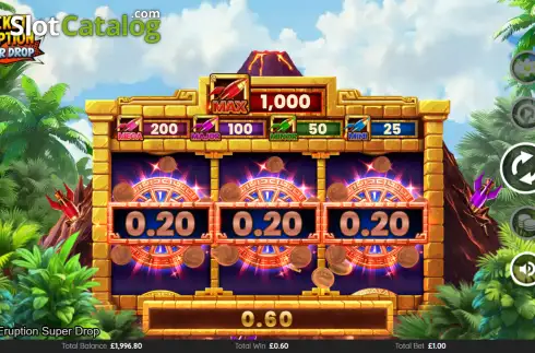 Скрин3. Rocket Eruption Super Drop слот