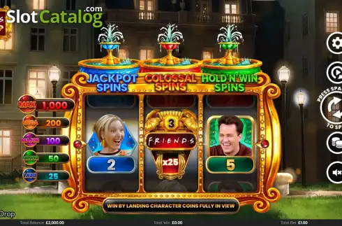 Скрин2. Friends Triple Drop слот