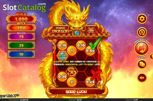 Скрин2. Power Dragon Super Link слот