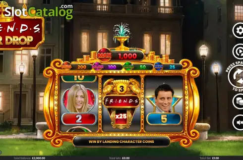Скрин2. Friends Super Drop слот
