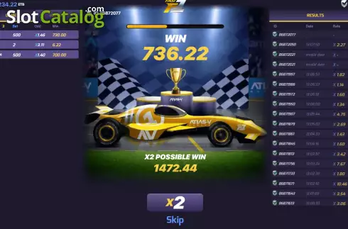 Скрин3. Formula 1 слот