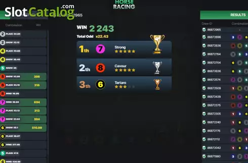 Скрин3. Horse Racing (Atlas-V) слот