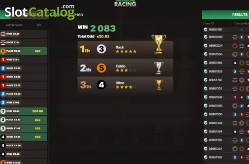 Скрин3. Greyhound Racing (Atlas-V) слот