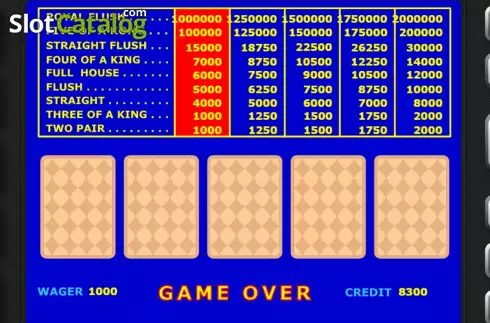 Скрин2. Video Joker Poker слот