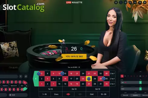 Скрин3. Live European Roulette (Atmosfera) слот
