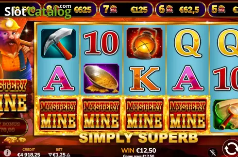 Скрин9. Mystery Mine слот