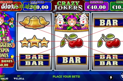 Скрин3. Crazy Jokers слот