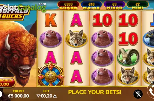 Скрин2. Buffalo Bucks слот