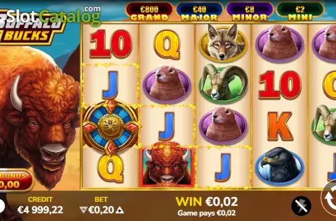 Скрин3. Buffalo Bucks слот