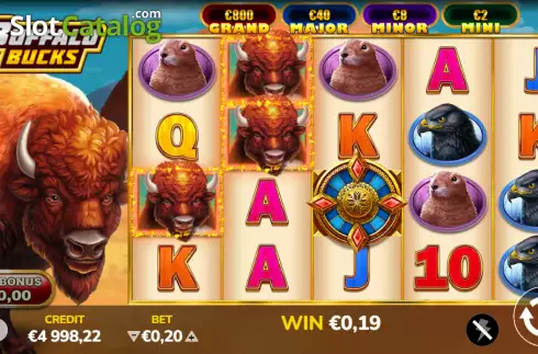 Скрин4. Buffalo Bucks слот