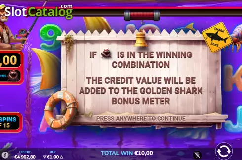 Скрин9. Shark Hunter (Atomic Slot Lab) слот