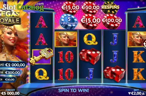 Скрин2. Vegas Royale слот