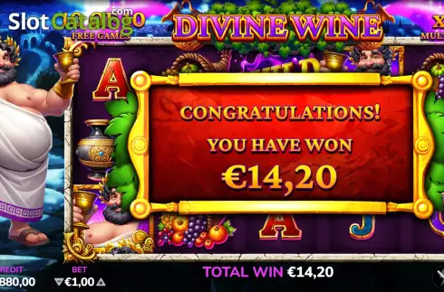 Скрин3. Divine Wine слот