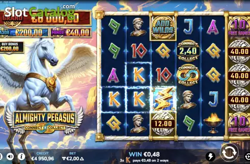 Скрин4. Almighty Pegasus Connect & Collect слот