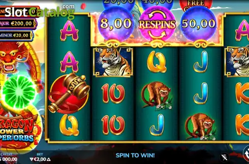 Скрин2. Dragon Power Super Orbs слот