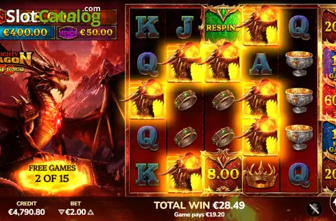 Скрин3. Almighty Dragon слот