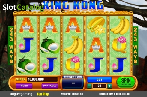 Скрин2. King Kong (August Gaming) слот