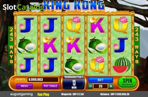 Скрин3. King Kong (August Gaming) слот
