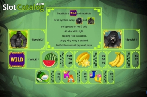 Скрин4. King Kong (August Gaming) слот