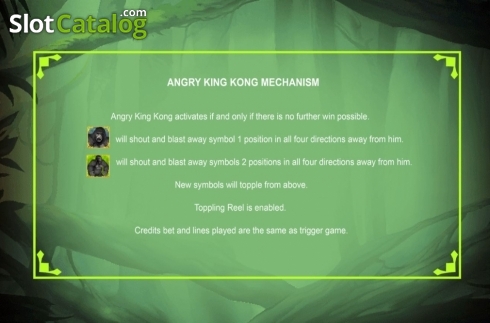 Скрин7. King Kong (August Gaming) слот