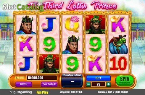 Скрин2. The Third Lotus Prince слот