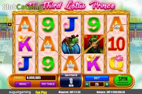 Скрин3. The Third Lotus Prince слот