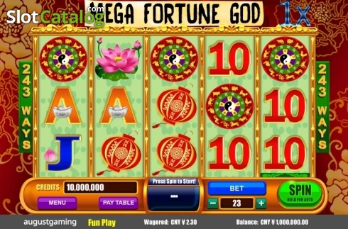 Скрин2. Mega Fortune God слот