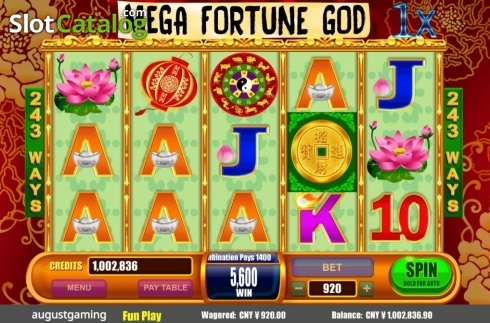 Скрин3. Mega Fortune God слот