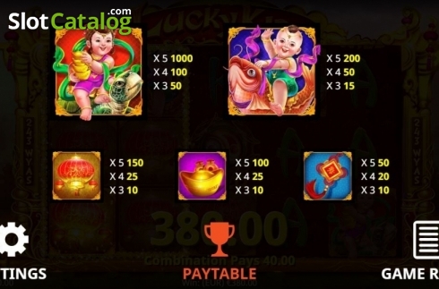 Скрин6. Lucky Kids слот