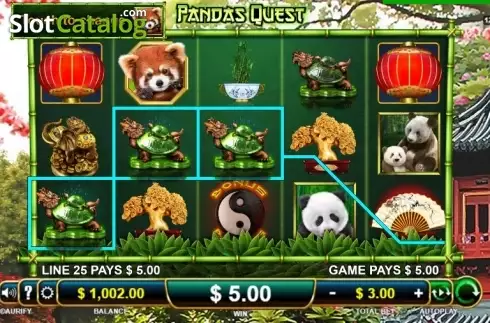Скрин3. Pandas Quest слот