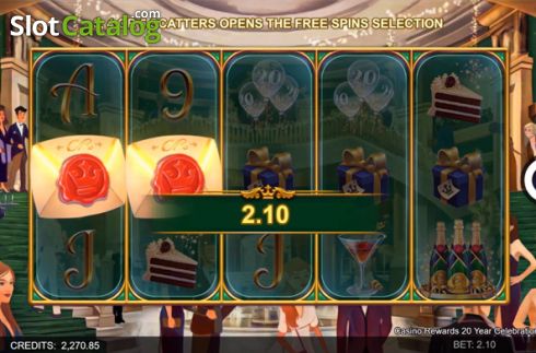 Скрин3. Casino Rewards 20 Year Celebration слот