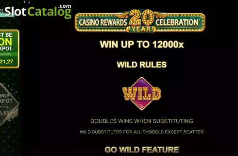 Скрин6. Casino Rewards 20 Year Celebration слот