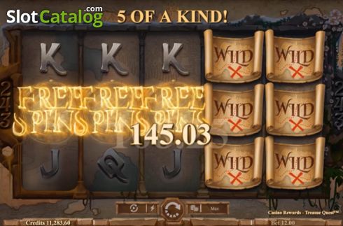 Скрин4. Casino Rewards Treasure Quest слот