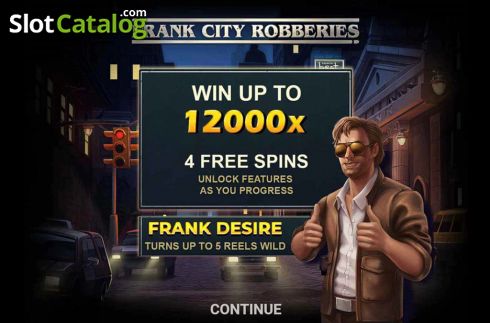 Скрин2. Frank City Robberies слот