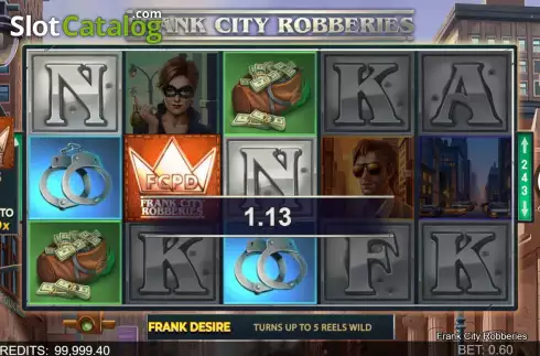 Скрин3. Frank City Robberies слот