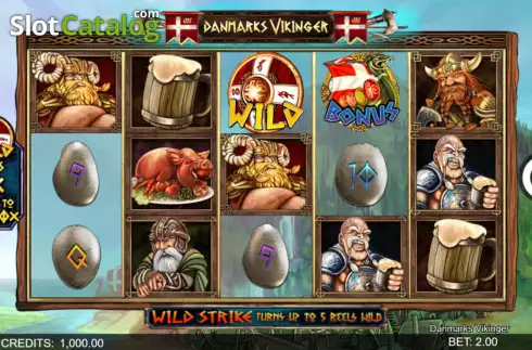 Скрин2. Danmarks Vikinger слот