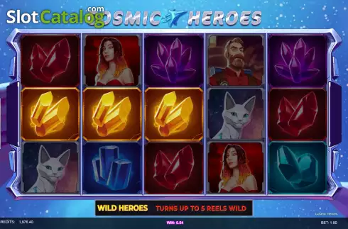 Скрин4. Cosmic Heroes слот