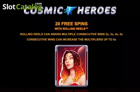 Скрин9. Cosmic Heroes слот