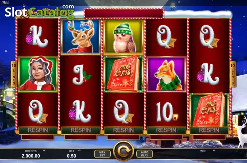 Скрин3. Book Of Mrs Claus слот
