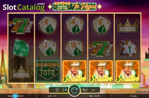 Скрин5. Koning Toto in Vegas слот