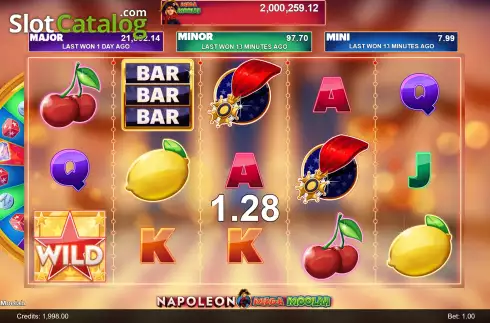 Скрин3. Napoleon Mega Moolah слот