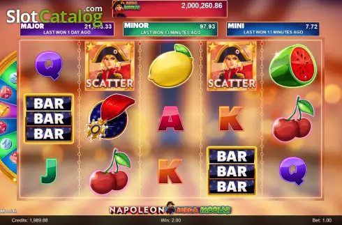 Скрин4. Napoleon Mega Moolah слот